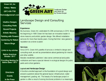 Tablet Screenshot of greenart.com