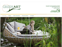 Tablet Screenshot of greenart.de