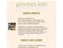 Tablet Screenshot of greenart.info